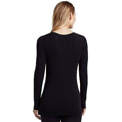 Women's Cuddl Duds® Softwear with Stretch Long Sleeve V-Neck Top