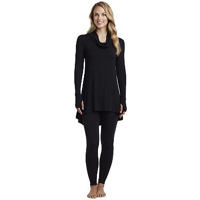 Women's Cuddl Duds® Softwear with Stretch Long Sleeve Cowlneck Tunic Top