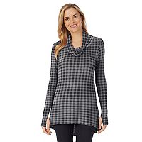Cuddl Duds Women's Softwear with Stretch Long Sleeve Cowl Tunic