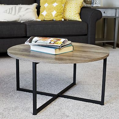 Household Essentials Ashwood Round Coffee Table