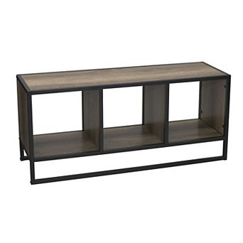 Household Essentials Ashwood Open Cubby Coffee Table