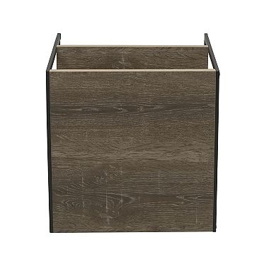 Household Essentials Ashwood Low Square End Table