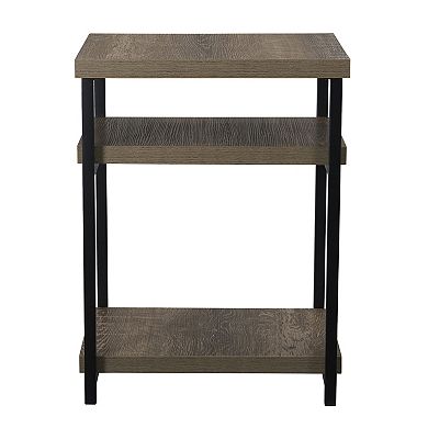 Household Essentials Ashwood 3-Tier Side Table