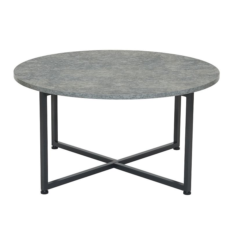 Household Essentials Slate Round End Table