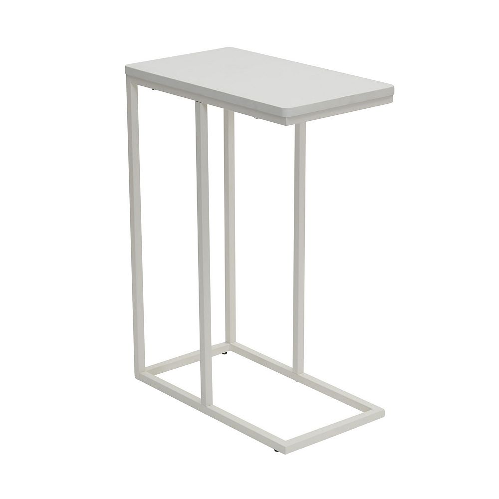 Household Essentials C-Shaped Metal Frame Side Table