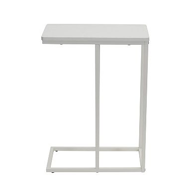 Household Essentials C-Shaped Metal Frame Side Table
