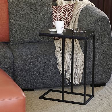 Household Essentials C-Shaped Modern Side Table