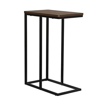 Household Essentials C-Shaped Modern Open Frame Side Table