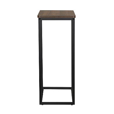 Household Essentials C-Shaped Modern Open Frame Side Table