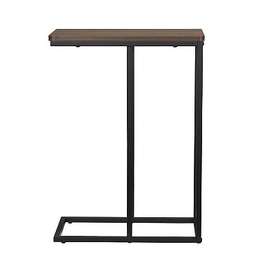 Household Essentials C-Shaped Modern Open Frame Side Table