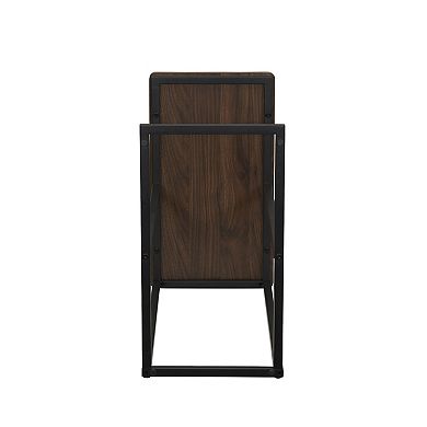 Household Essentials C-Shaped Modern Open Frame Side Table