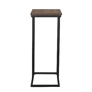 Household Essentials C-Shaped Modern Open Frame Side Table
