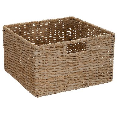 Household Essentials Whitewash 4-Basket Storage Chest