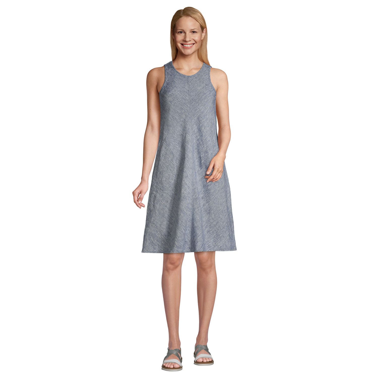 lands end pintuck dress