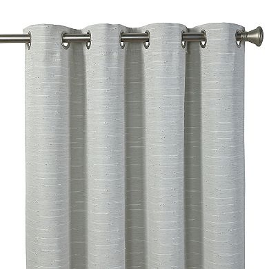 B. Smith Willow Natural Total Blackout Window Curtain Panel