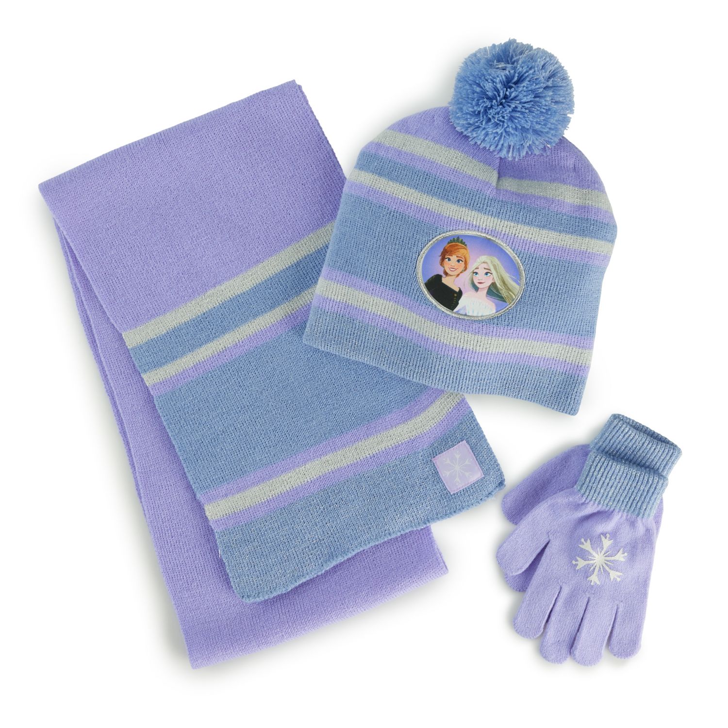 frozen hat and mitten set