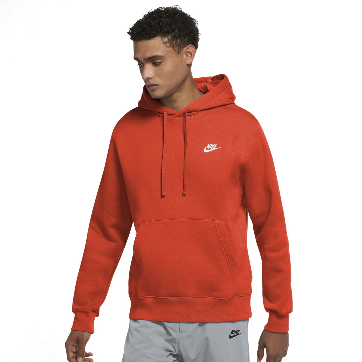 dark orange nike hoodie