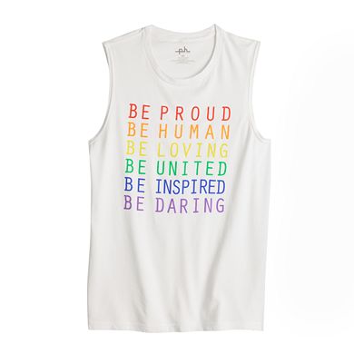 ph by The Phluid Project Be Proud Be Human Loving Tank