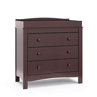 Graco Noah 3-Drawer Chest Dresser with Changing Topper