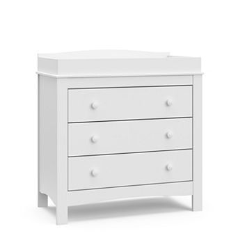 Graco Noah 3-Drawer Chest Dresser with Changing Topper