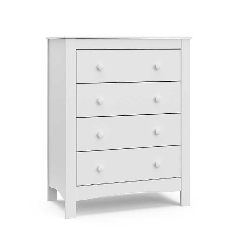 Graco Noah 4-Drawer Chest Dresser, White
