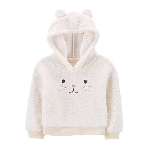 Sherpa hoodie toddler outlet girl