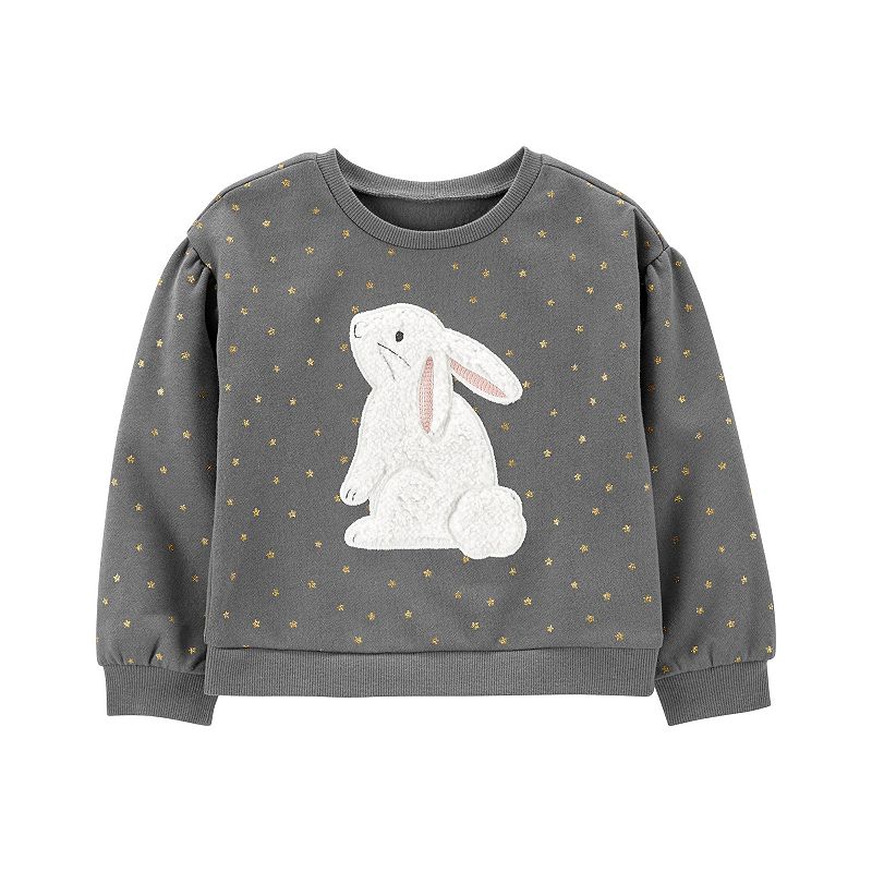 Toddler Girl Carters 2-Piece Bunny Fleece Pullover, Toddler Girls, Size: 