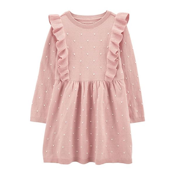 Baby & Toddler Girl Carter's Polka Dot Ruffle Dress