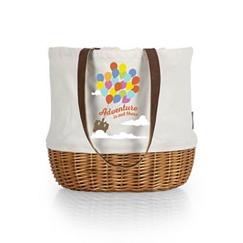 Disney / Pixar's UP Coronado Canvas & Willow Basket Tote by Picnic Time