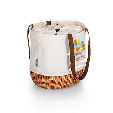 Disney / Pixar UP Coronado Canvas & Willow Basket Tote by Picnic Time