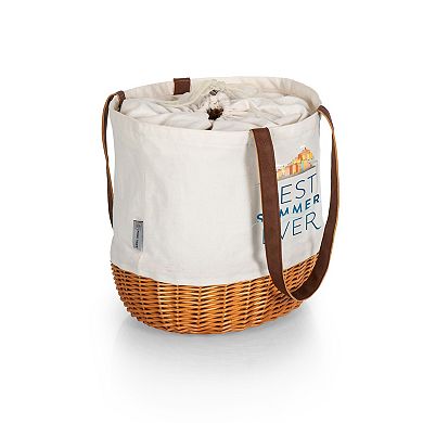 Disney / Pixar's Luca Coronado Canvas & Willow Basket Tote by Picnic Time