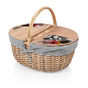 Disney's Nightmare Before Christmas Jack & Sally Country Picnic Basket by Picnic Time