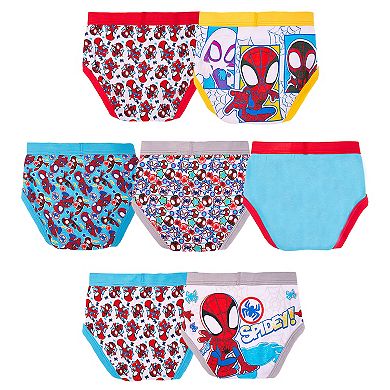 Toddler Boy Spidey & His Amazing Friends 7-Pack Brief Underwear