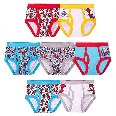 Toddler Boy Spidey & His Amazing Friends 7-Pack Brief Underwear