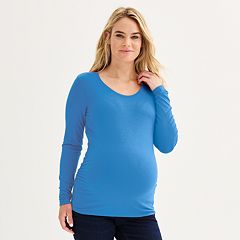 Maternity Long Sleeve Wrap Top - Kmart