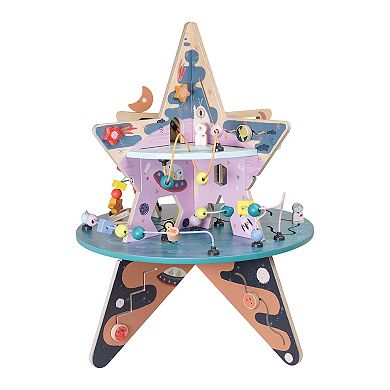 Manhattan Toy Celestial Star Explorer Wooden Toddler Activity Center