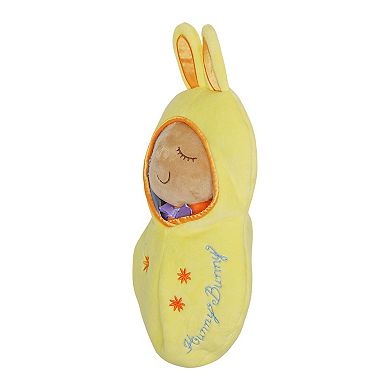 Manhattan Toy Snuggle Pod Hunny Bunny Beige First Baby Doll with Cozy Sleep Sack