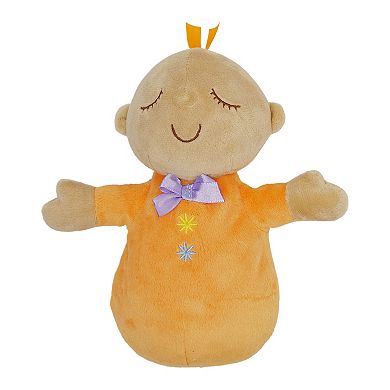 Manhattan Toy Snuggle Pod Hunny Bunny Beige First Baby Doll with Cozy Sleep Sack