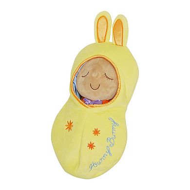 Manhattan Toy Snuggle Pod Hunny Bunny Beige First Baby Doll with Cozy Sleep Sack