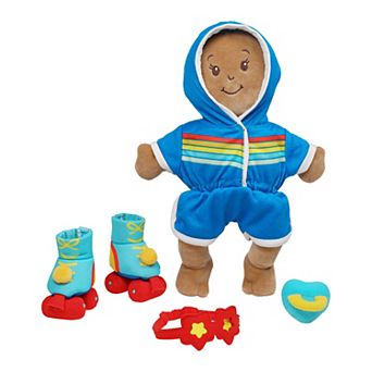 Manhattan Toy Wee Baby Stella Rainbow Roller Baby Doll Set