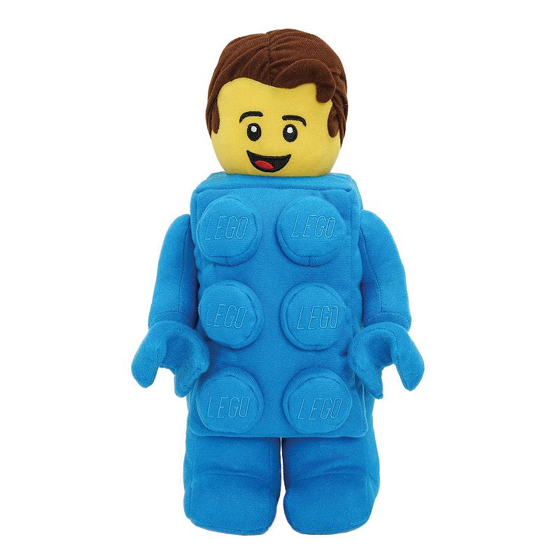 Manhattan Toy LEGO Minifigure Brick Suit Guy 13 Plush Character, Multico