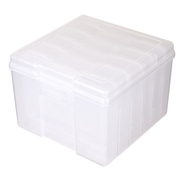 ArtBin 6947ZZ Photo & Craft Organizer Set, Large Box with [5] Plastic Storage Cases Inside, Clear