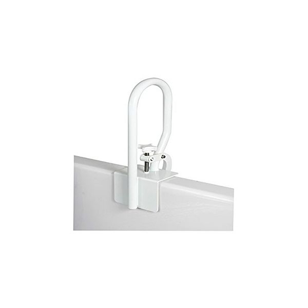 Carex White Bathtub Rail Grab Bars for Bathroom, Bathtubs & Showers