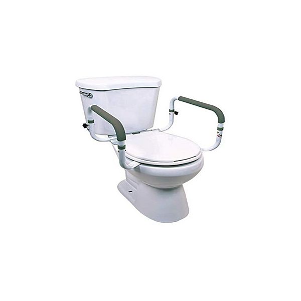 Carex Toilet Safety Frame Toilet Safety Rails With Adjustable Width Toilet Rails For Elderly