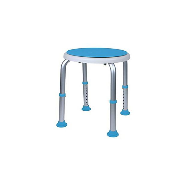 Carex Swivel Shower Stool With Padded Seat, Shower Seat For