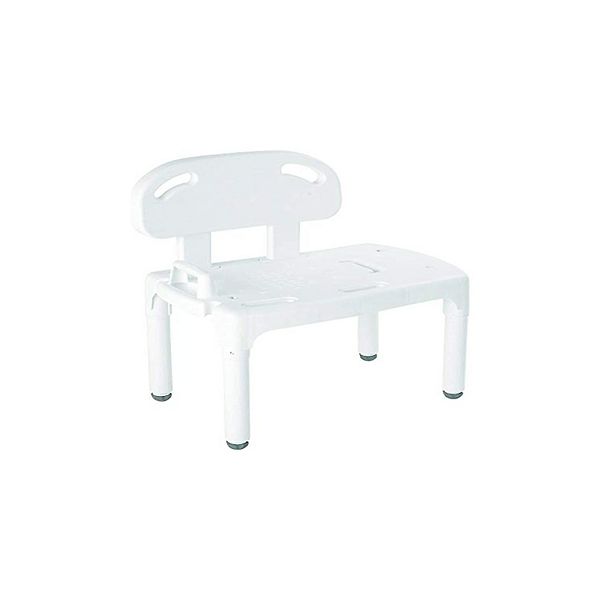 Carex Universal Tub Transfer Bench, Shower Bench and Bath Seat, Shower Chair Converts to Right