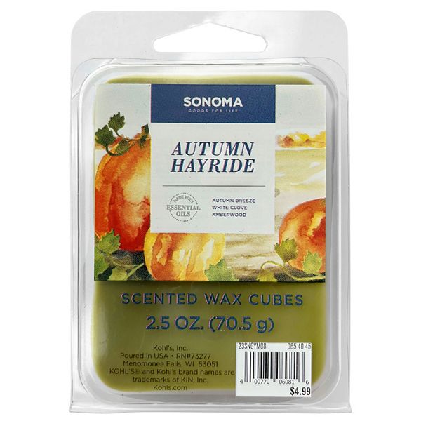 Sonoma Goods For Life® 2.5oz. Autumn Hayride Wax Melts 6piece Set