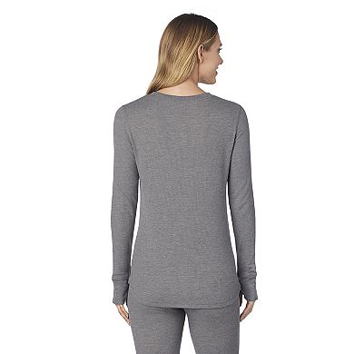 Women's Cuddl Duds® Long Sleeve Crewneck Stretch Thermal Top