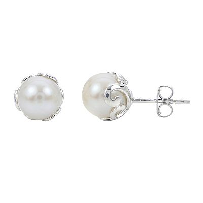 Kohl's pearl stud earrings hotsell