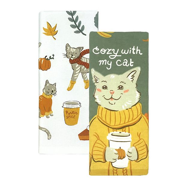 Stay at Home Cat Mom/All you need is Love and Cat Kitchen Towel Set – Hunt  Company